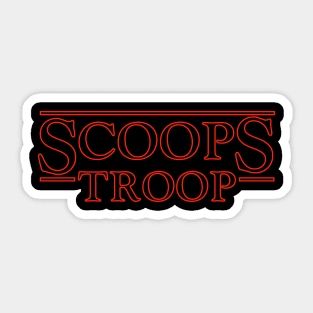 Scoops Troop Sticker